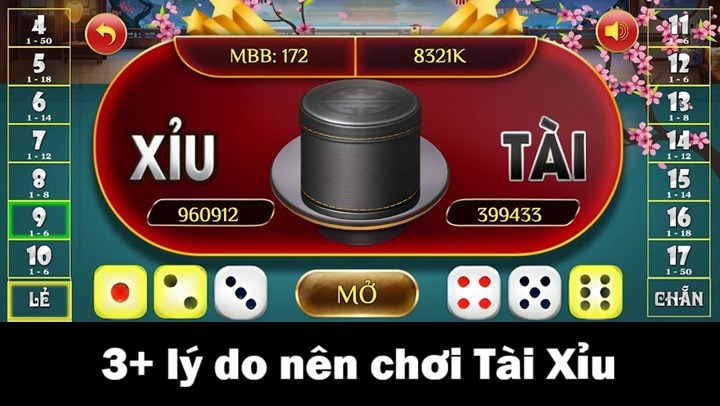3+ lý do nên chơi Tai Xiu online